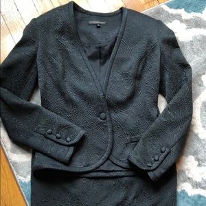 Carmen Marc Valvo strapless dress w/blazer